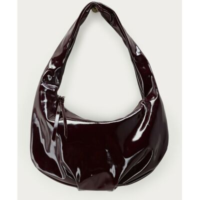 Sac à bandoulière en simili cuir laqué marron My Jewellery Marron One size fehomme Sac à bandoulière en simili cuir laqué marron My Jewellery Marron One size fehomme