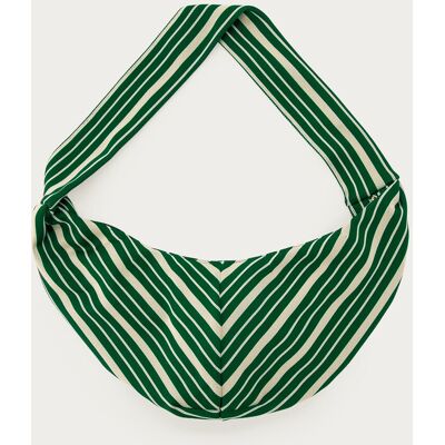 Sac à bandoulière vert et beige à rayures My Jewellery Vert One size fehomme Sac à bandoulière vert et beige à rayures My Jewellery Vert One size fehomme