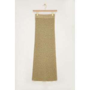 Jupe longue en crochet beige My Jewellery Beige XL fehomme Jupe longue en crochet beige My Jewellery Beige XL fehomme