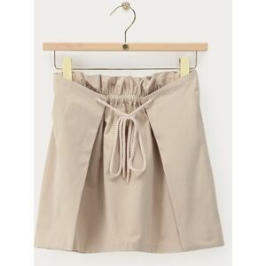 Jupe courte beige plissée avec cordon de serrage My Jewellery Beige S fehomme Jupe courte beige plissée avec cordon de serrage My Jewellery Beige S fehomme