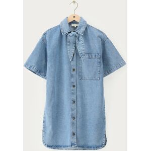 Robe en denim bleu avec détail nœud My Jewellery Bleu M fehomme Robe en denim bleu avec détail nœud My Jewellery Bleu M fehomme