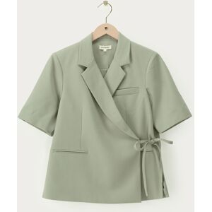 Blazer oversize vert à manches courtes My Jewellery Vert XS fehomme Blazer oversize vert à manches courtes My Jewellery Vert XS fehomme