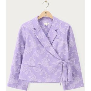 Blazer en jacquard oversize lilas avec nœud My Jewellery Violet clair XL fehomme Blazer en jacquard oversize lilas avec nœud My Jewellery Violet clair XL fehomme