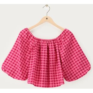 Top à épaules dénudées en tissu écossais rose My Jewellery Rose XL fehomme Top à épaules dénudées en tissu écossais rose My Jewellery Rose XL fehomme