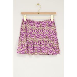 Jupe-short violette avec imprimé aztèque My Jewellery Violet/Vert M fehomme Jupe-short violette avec imprimé aztèque My Jewellery Violet/Vert M fehomme