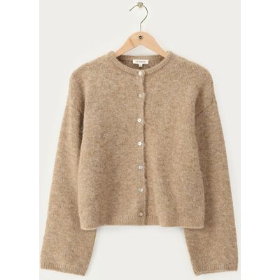 Cardigan en maille cognac à boutons My Jewellery Cognac XS fehomme Cardigan en maille cognac à boutons My Jewellery Cognac XS fehomme