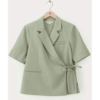 Blazer oversize vert à manches courtes My Jewellery Vert XL fehomme Blazer oversize vert à manches courtes My Jewellery Vert XL fehomme