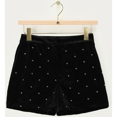 Short noir Re-celebrate aspect velours My Jewellery Noir XS fehomme Short noir Re-celebrate aspect velours My Jewellery Noir XS fehomme