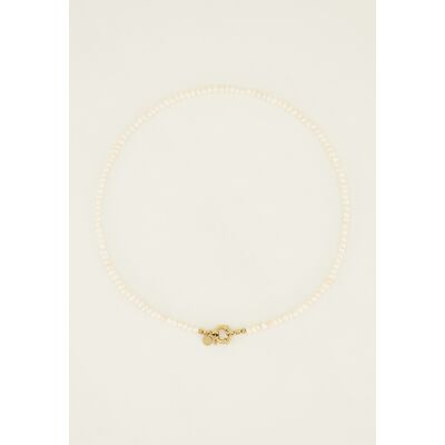 Collier avec perles fantaisies et fermoir My Jewellery Argenté/Doré S fehomme Collier avec perles fantaisies et fermoir My Jewellery Argenté/Doré S fehomme