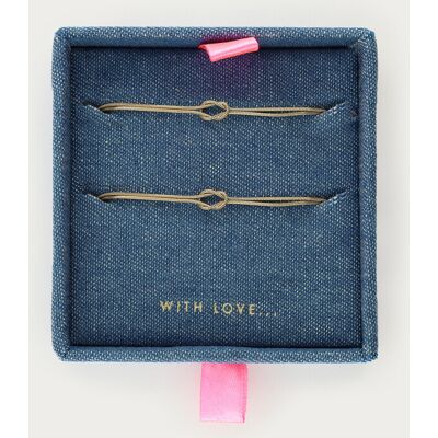 Ensemble de bracelets minimalistes Forever Connected My Jewellery Doré One size fehomme Ensemble de bracelets minimalistes Forever Connected My Jewellery Doré One size fehomme