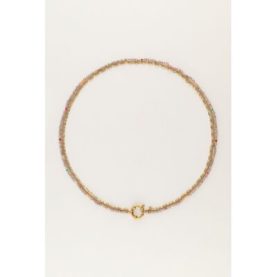 Collier triple rang Sunrocks avec perles taupe My Jewellery Taupe/Doré One size fehomme Collier triple rang Sunrocks avec perles taupe My Jewellery Taupe/Doré One size fehomme
