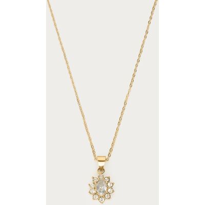 Collier Vintage avec strass transparents My Jewellery Doré One size fehomme Collier Vintage avec strass transparents My Jewellery Doré One size fehomme