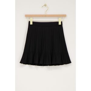 Minijupe plissée noire My Jewellery Noir XS femme Minijupe plissée noire My Jewellery Noir XS femme