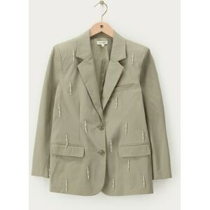 Blazer vert avec perles fantaisie My Jewellery Vert menthe L femme Blazer vert avec perles fantaisie My Jewellery Vert menthe L femme