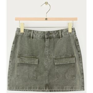 Mini-jupe cargo en denim vert My Jewellery Vert foncé XS femme Mini-jupe cargo en denim vert My Jewellery Vert foncé XS femme