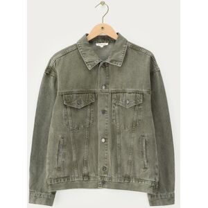 Veste oversize en denim vert My Jewellery Vert foncé XS femme Veste oversize en denim vert My Jewellery Vert foncé XS femme