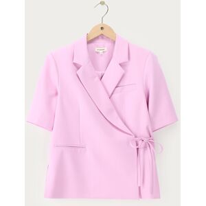 Blazer oversize rose pâle à manches courtes My Jewellery Rose clair M femme Blazer oversize rose pâle à manches courtes My Jewellery Rose clair M femme