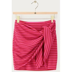 Jupe portefeuille rose en crochet My Jewellery Rouge/Rose S femme Jupe portefeuille rose en crochet My Jewellery Rouge/Rose S femme