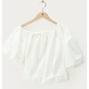 Top ballon blanc à épaules dénudées My Jewellery Blanc XS femme Top ballon blanc à épaules dénudées My Jewellery Blanc XS femme