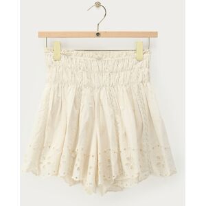 Jupe-short brodée en popeline blanche My Jewellery Blanc L femme Jupe-short brodée en popeline blanche My Jewellery Blanc L femme