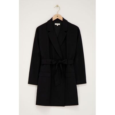 Robe blazer noire avec col à revers My Jewellery Noir S femme Robe blazer noire avec col à revers My Jewellery Noir S femme
