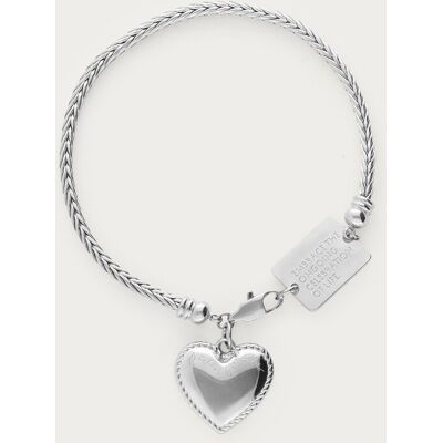 Bracelet Bold avec pendentif cœur My Jewellery Argenté One size femme Bracelet Bold avec pendentif cœur My Jewellery Argenté One size femme