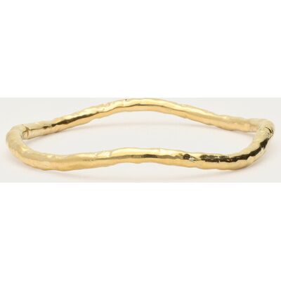 Bracelet jonc Nomads avec structure et forme abstraite My Jewellery Doré One size femme Bracelet jonc Nomads avec structure et forme abstraite My Jewellery Doré One size femme