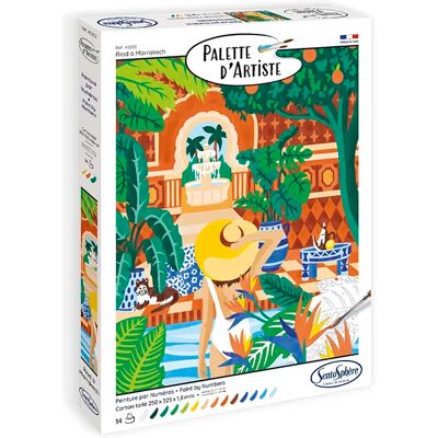 Sentosphère Puzzle Palette D'Artiste - Riad À Marrakech Sentosphère Puzzle Palette D'Artiste - Riad À Marrakech