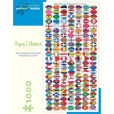 Pomegranate Puzzle Gregory L. Blackstock - More Colorful Egg Pattern Favorites to Go For, 2005 - 1000 pièces Pomegranate Puzzle Gregory L. Blackstock - More Colorful Egg Pattern Favorites to Go For, 2005 - 1000 pièces