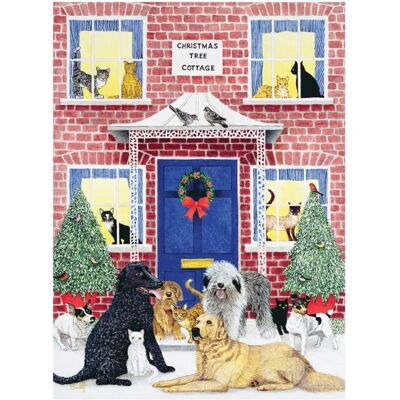Galison Puzzle Cottage de Noël - Puzzle Boîte Carré de 1000 pièces - 1000 pièces Galison Puzzle Cottage de Noël - Puzzle Boîte Carré de 1000 pièces - 1000 pièces