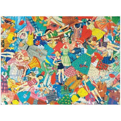 Galison Puzzle Poupée en Papier Vintage - Puzzle de 1000 pièces dans une Boîte Carrée - 1000 pièces Galison Puzzle Poupée en Papier Vintage - Puzzle de 1000 pièces dans une Boîte Carrée - 1000 pièces
