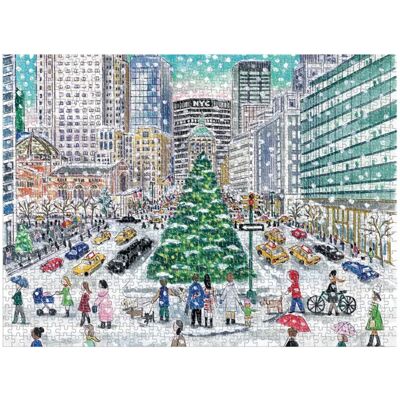 Galison Puzzle Chutes de Neige sur Park Avenue - Puzzle 1000 Pièces - 1000 pièces Galison Puzzle Chutes de Neige sur Park Avenue - Puzzle 1000 Pièces - 1000 pièces