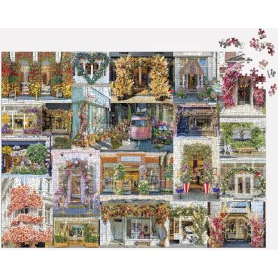 Galison Puzzle Londres en Fleurs - Puzzle 1000 Pièces - 1000 pièces Galison Puzzle Londres en Fleurs - Puzzle 1000 Pièces - 1000 pièces