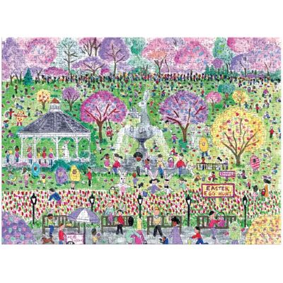 Galison Puzzle Michael Storrings - Chasse aux Oeufs de Pâques - Puzzle de 1000 Pièces - 100 à 149 pièces Galison Puzzle Michael Storrings - Chasse aux Oeufs de Pâques - Puzzle de 1000 Pièces - 100 à 149 pièces