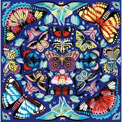 Galison Puzzle Kaleido-Papillons - Puzzle Familial de 500 Pièces - 500 à 999 pièces Galison Puzzle Kaleido-Papillons - Puzzle Familial de 500 Pièces - 500 à 999 pièces