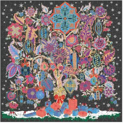 Galison Puzzle Arbre de Vie de Noël - Liberty - Puzzle Étincellant de 500 Pièces - 500 à 999 pièces Galison Puzzle Arbre de Vie de Noël - Liberty - Puzzle Étincellant de 500 Pièces - 500 à 999 pièces