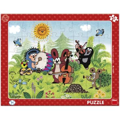 Dino Puzzle Petite Taupe Et Orchestre - 26 à 50 pièces Dino Puzzle Petite Taupe Et Orchestre - 26 à 50 pièces