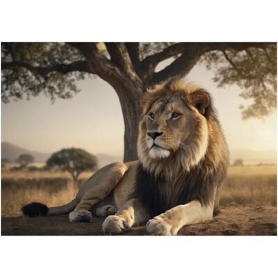 Dino Puzzle Lion Au Repos - 500 à 999 pièces Dino Puzzle Lion Au Repos - 500 à 999 pièces