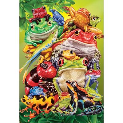Cobble Hill Puzzle Pièces XXL - Affaires De Grenouilles - 100 à 149 pièces Cobble Hill Puzzle Pièces XXL - Affaires De Grenouilles - 100 à 149 pièces