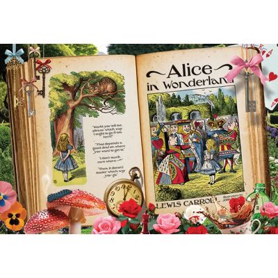 Cobble Hill Puzzle Pièces XXL - Il Était Une Fois - Alice Au Pays Des Merveilles - 100 à 149 pièces Cobble Hill Puzzle Pièces XXL - Il Était Une Fois - Alice Au Pays Des Merveilles - 100 à 149 pièces