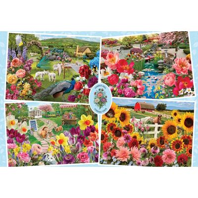 Cobble Hill Puzzle Pièces XXL - Visite Du Jardin - 100 à 149 pièces Cobble Hill Puzzle Pièces XXL - Visite Du Jardin - 100 à 149 pièces