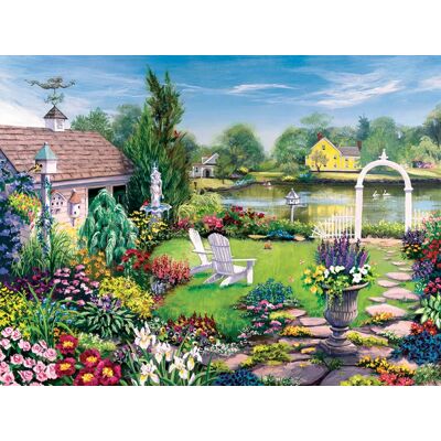 Cobble Hill Puzzle Au Bord de l'Etang - 200 à 499 pièces Cobble Hill Puzzle Au Bord de l'Etang - 200 à 499 pièces