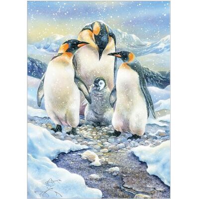 Puzzle Famille de Pingouins Cobble Hill - 350 Pièces XXL Puzzle Famille de Pingouins Cobble Hill - 350 Pièces XXL