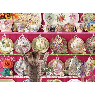Puzzle Cobble Hill High Tea High Jinks - 500 Pièces Puzzle Cobble Hill High Tea High Jinks - 500 Pièces