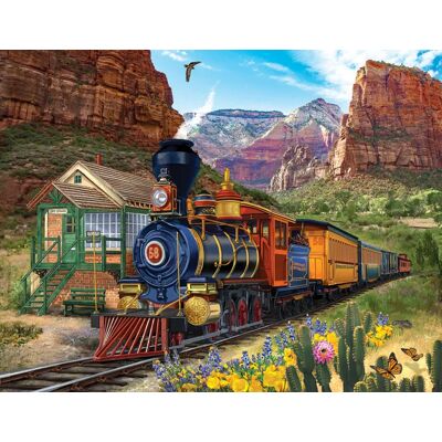 SunsOut Puzzle Pièces XXL - Dry Gulch - 1000 pièces SunsOut Puzzle Pièces XXL - Dry Gulch - 1000 pièces