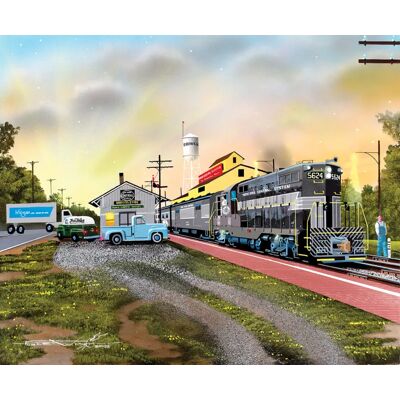 SunsOut Puzzle Robert West - Brownsburg Depot - 1000 pièces SunsOut Puzzle Robert West - Brownsburg Depot - 1000 pièces