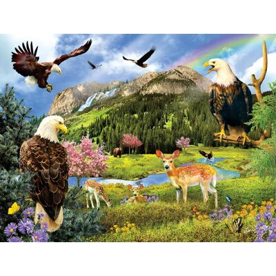 SunsOut Puzzle Lori Schory - Eagle Valley - 1000 pièces SunsOut Puzzle Lori Schory - Eagle Valley - 1000 pièces