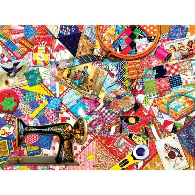 SunsOut Puzzle Kate Ward Thacker - Quilting - 1000 pièces SunsOut Puzzle Kate Ward Thacker - Quilting - 1000 pièces
