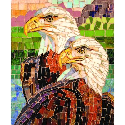 SunsOut Puzzle Aigles en Vitrail - 1000 pièces SunsOut Puzzle Aigles en Vitrail - 1000 pièces