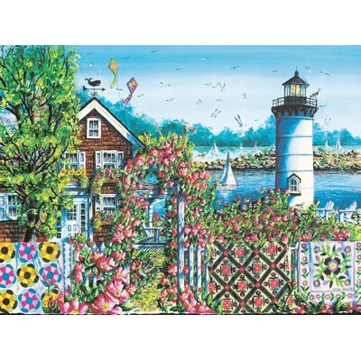 SunsOut Puzzle Nene Thomas : Roses d'Eté au Port - 1000 pièces SunsOut Puzzle Nene Thomas : Roses d'Eté au Port - 1000 pièces